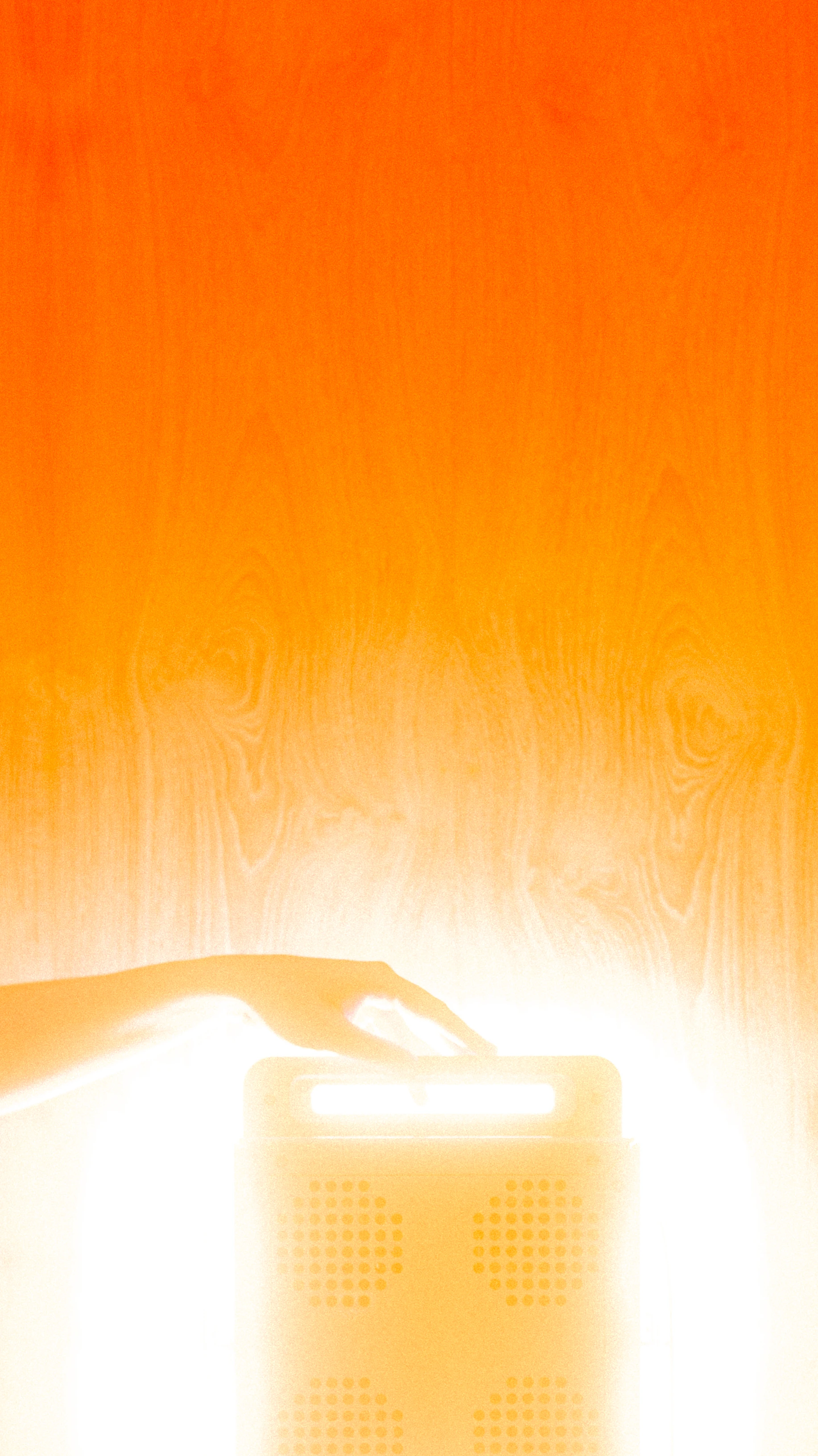 A Rhythm sunlight generator lighting a room — After dark