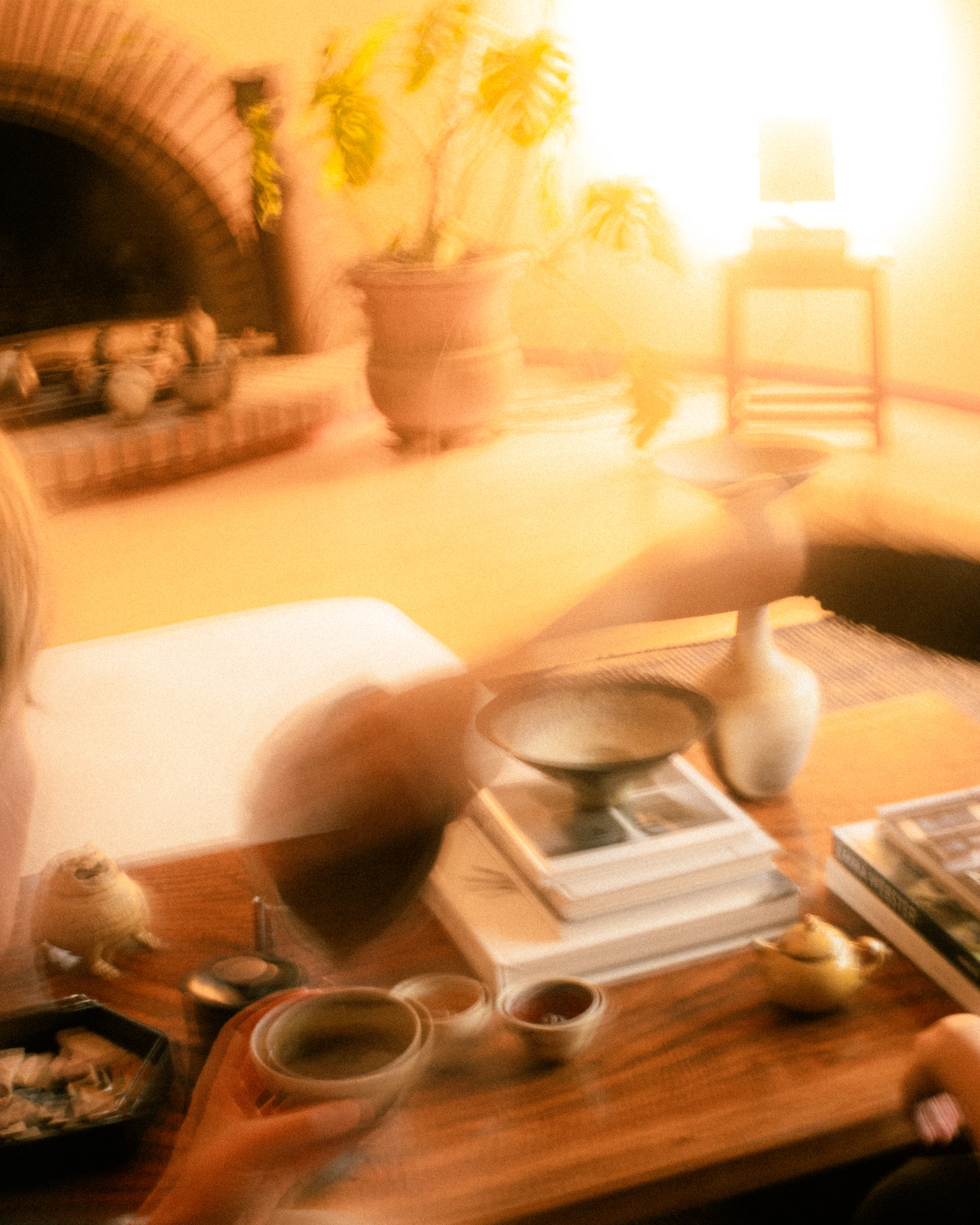 A Rhythm sunlight generator lighting a room — The Moon House