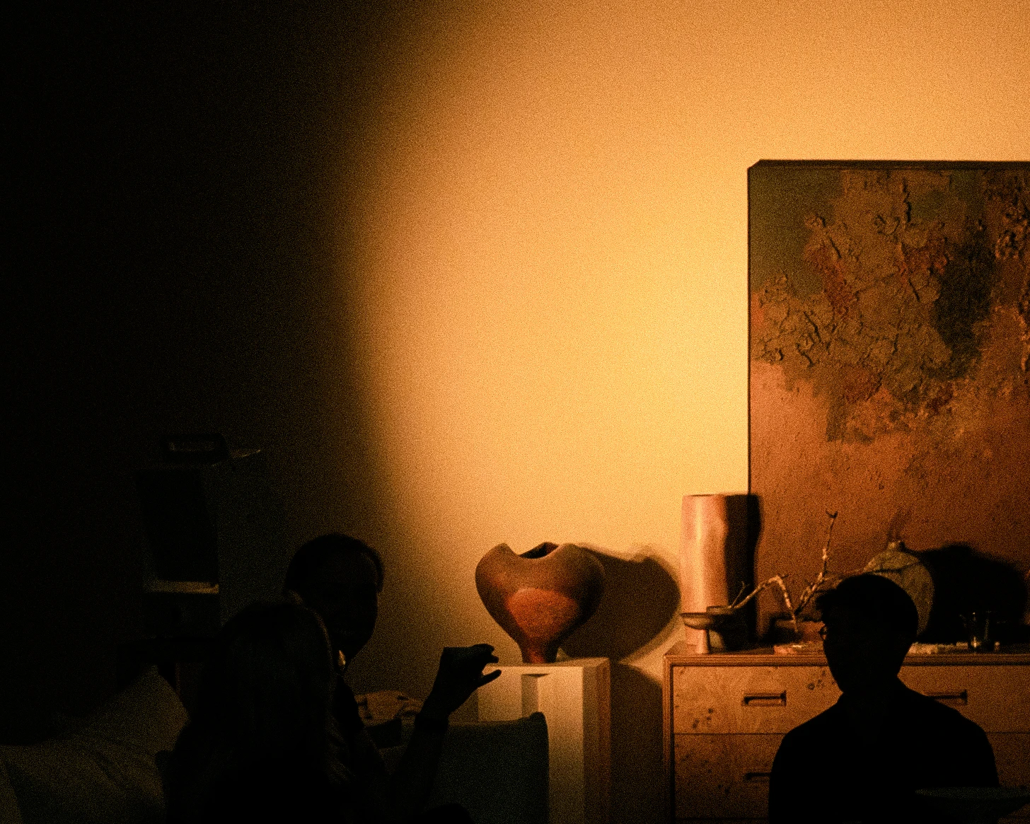 A Rhythm sunlight generator lighting a room — The Moon House