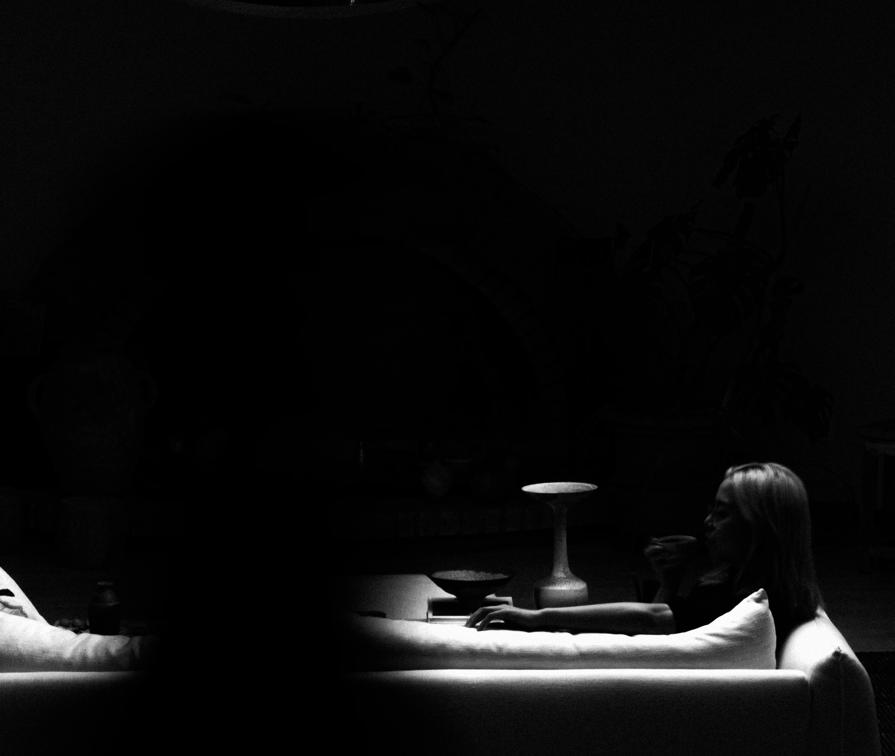 A Rhythm sunlight generator lighting a room — The Moon House