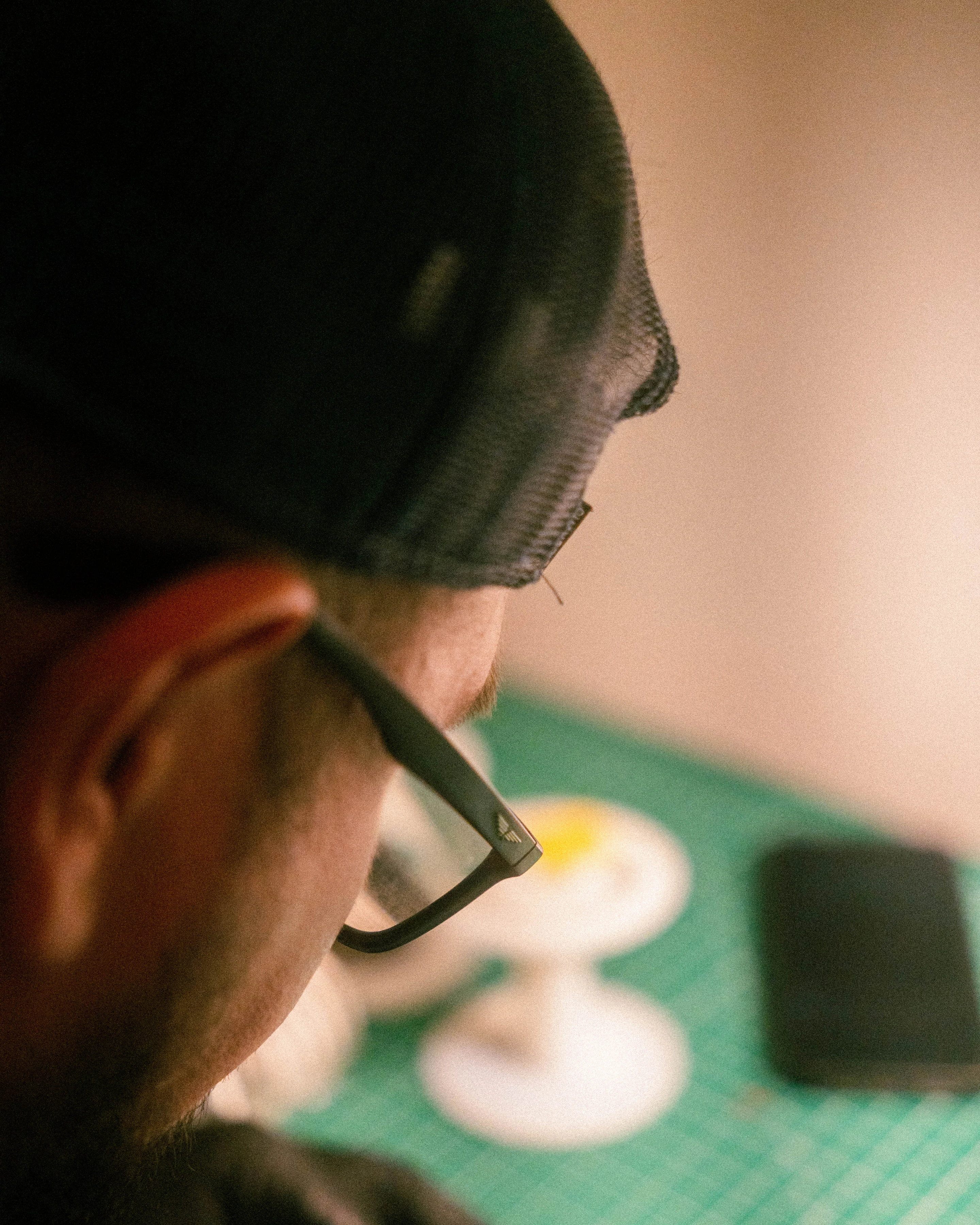 A Rhythm sunlight generator being assembled by hand in the San Francisco workshop