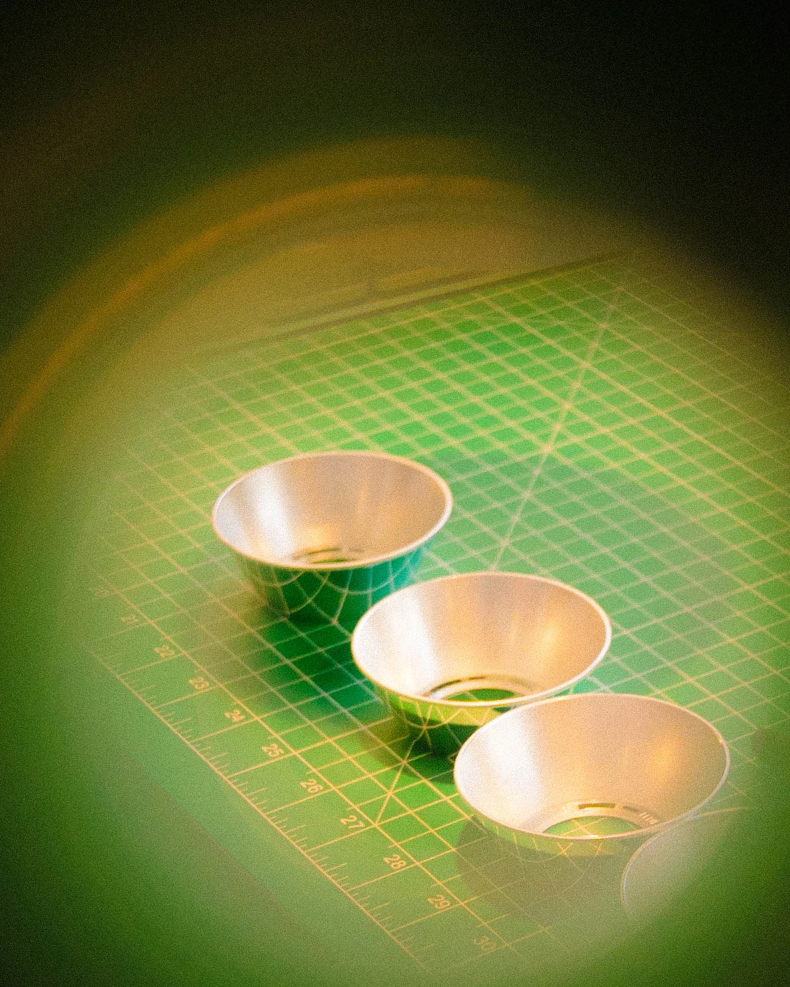 A Rhythm sunlight generator being assembled by hand in the San Francisco workshop