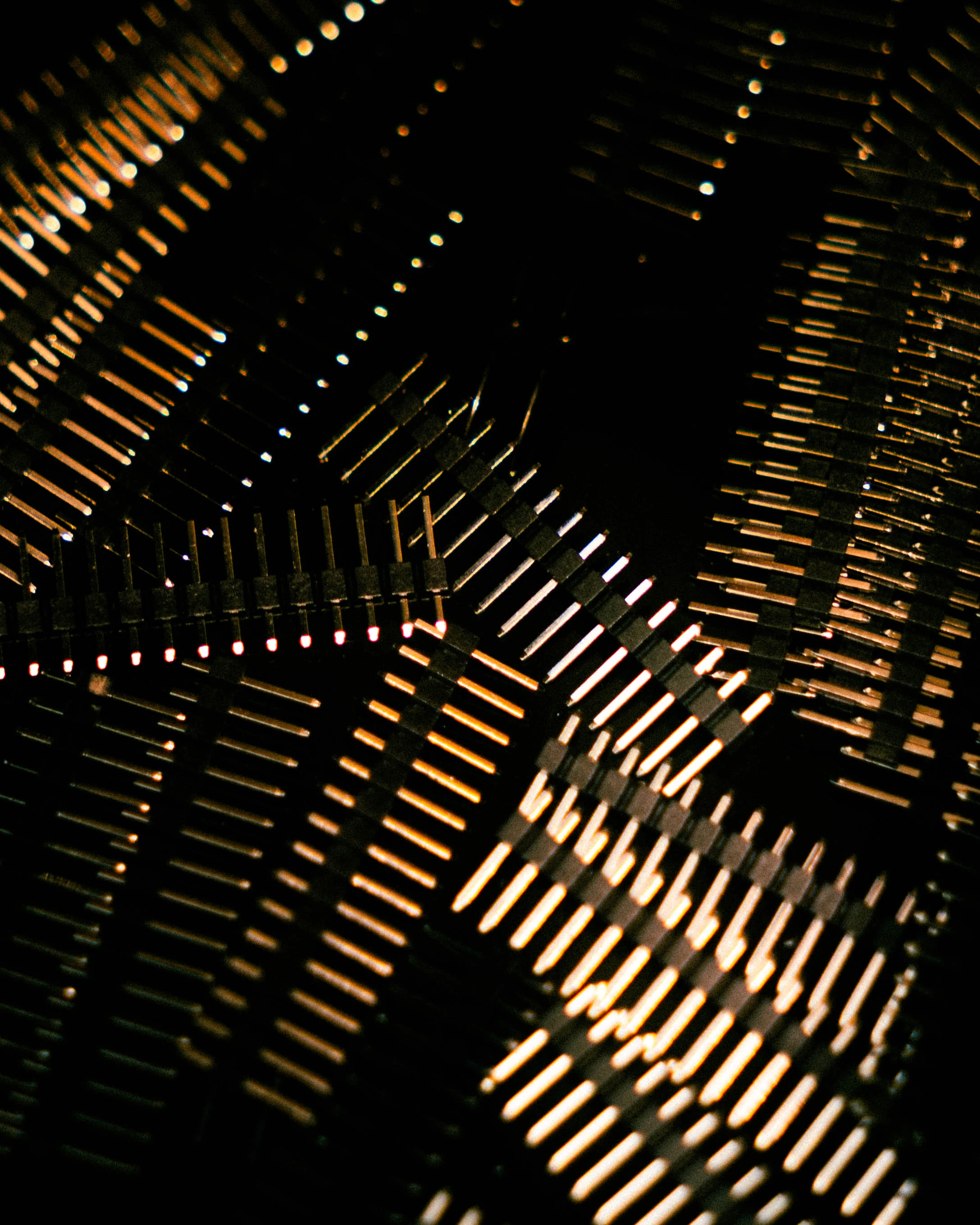A Rhythm sunlight generator being assembled by hand in the San Francisco workshop